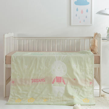 2023新款婴儿盖毯全棉纱布毯夏季薄款夏凉被新生宝宝儿童空调被-四层纱布