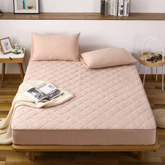 2021新款全棉水洗棉床笠 0.9m（3.3英尺）床 藕粉色