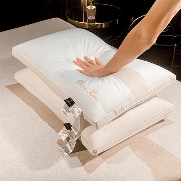 2022新款希尔顿刺绣枕枕头枕芯系列