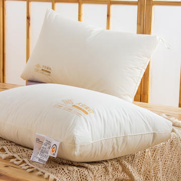 2023新款全棉A类大豆枕定型枕舒适软枕 羽丝枕头单人一对拍2枕芯