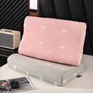 2022新款成人版乳胶枕头枕芯40x60cm含内外套 粉色小兔