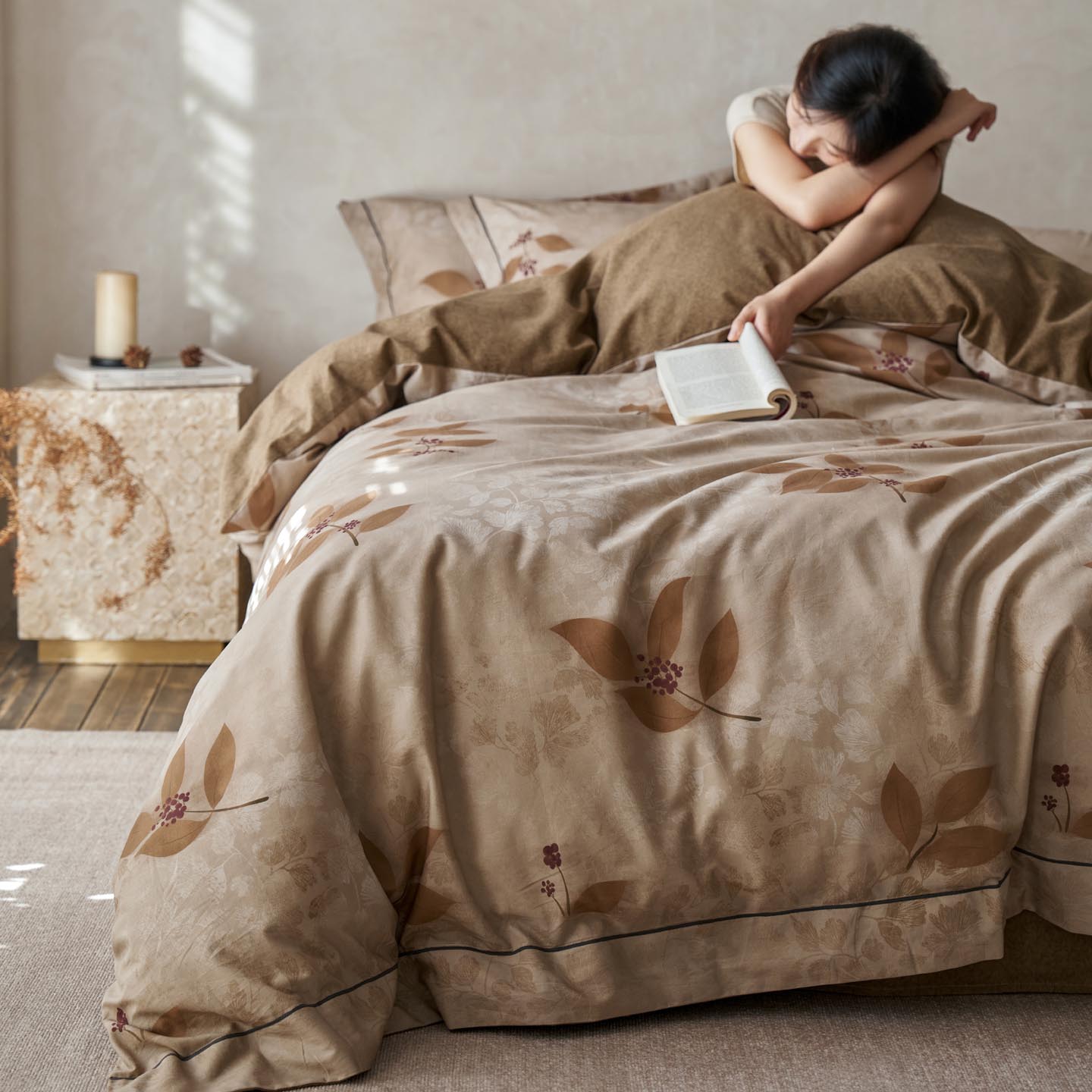 2025新款全棉磨毛印花四件套-奥罗