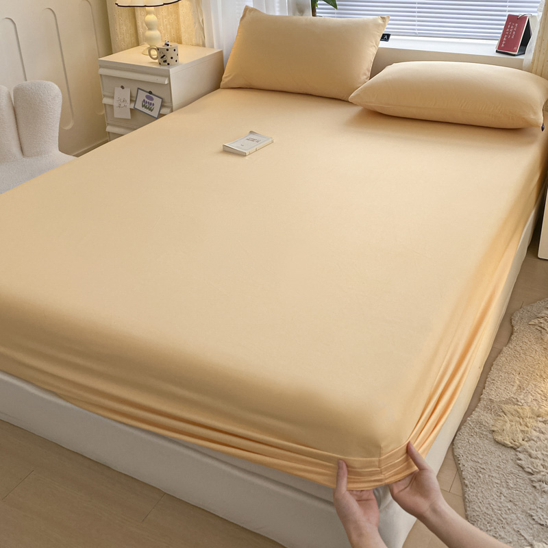 2025新款全棉纯色单床笠-米兰