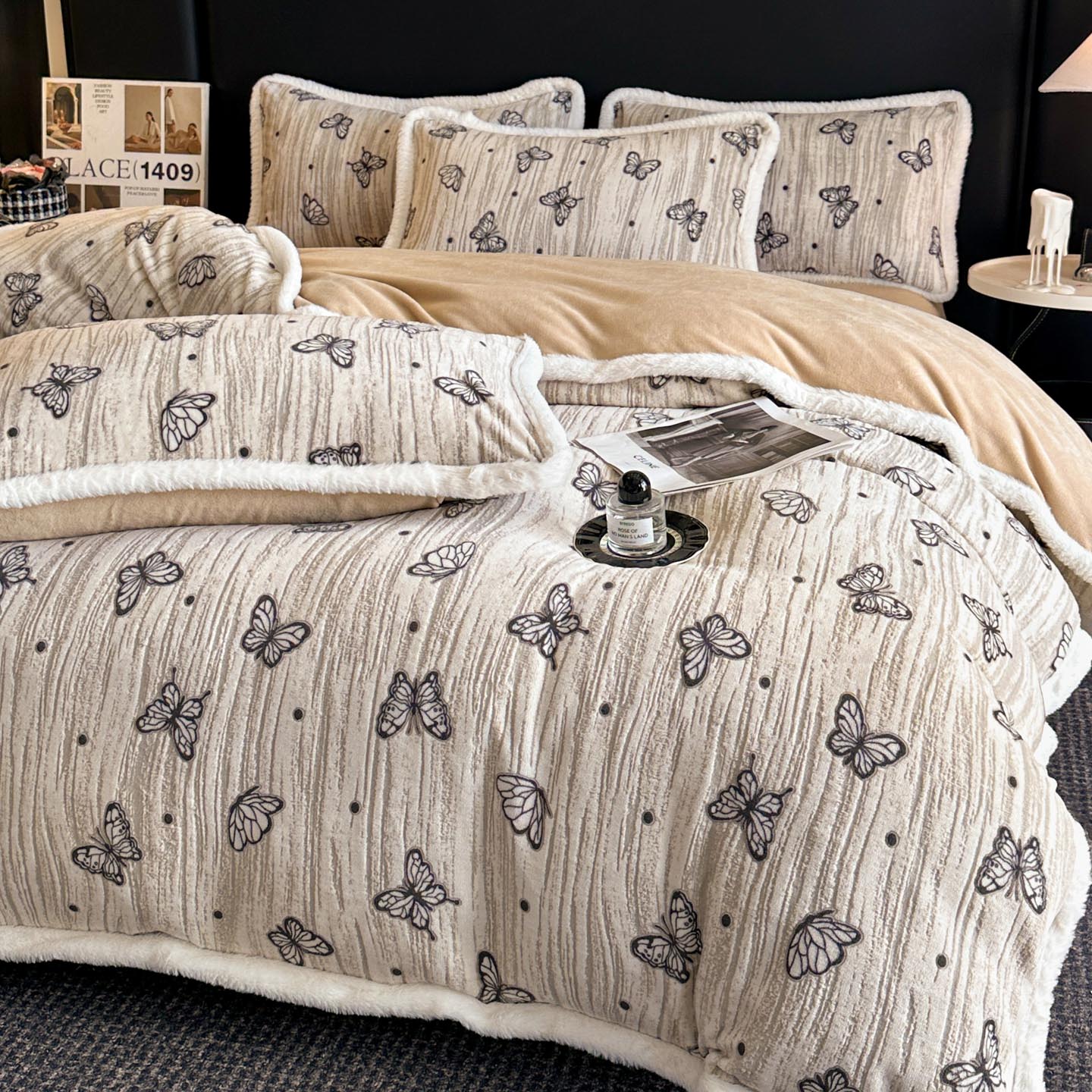 2025新款雕花牛奶绒四件套