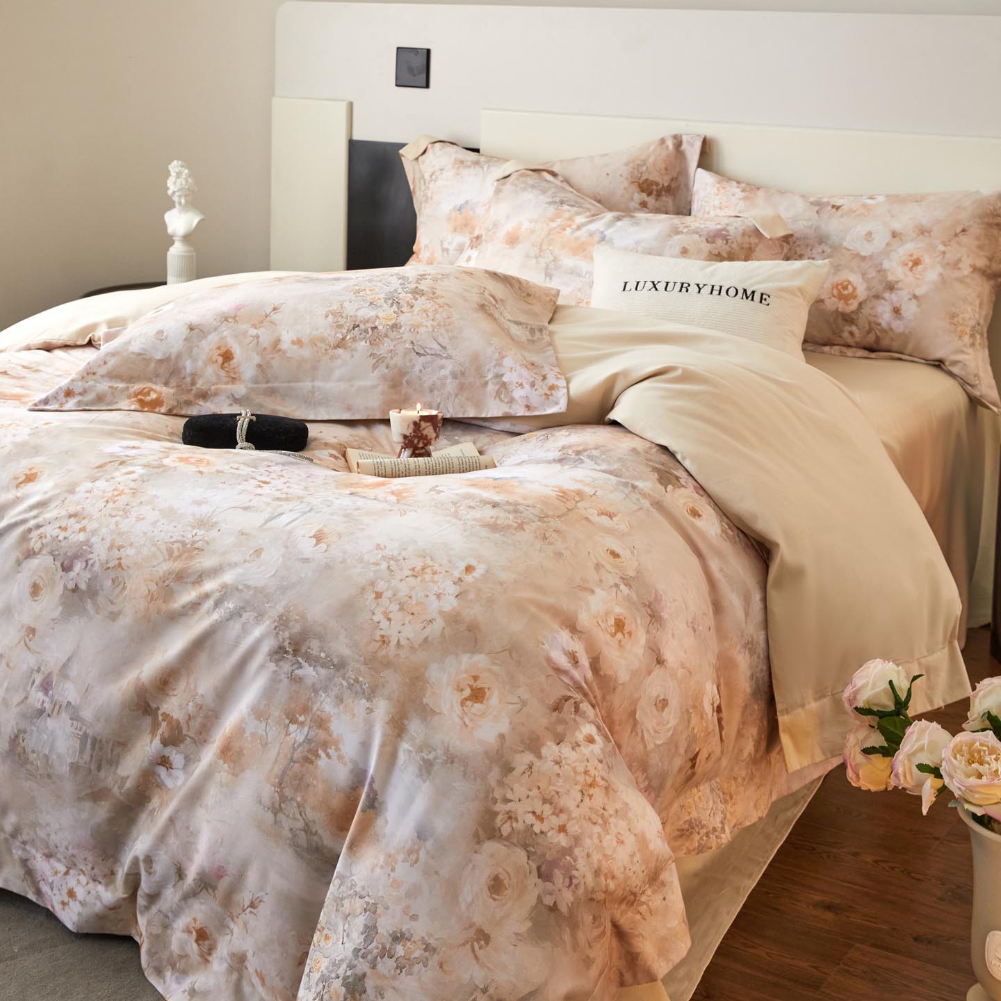 2025新款50S全棉磨毛压边款四件套