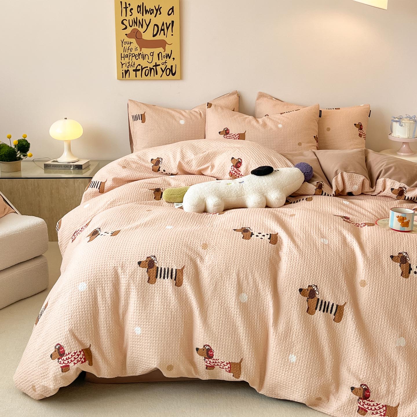 2025新款全棉提花四件套-暮云栖