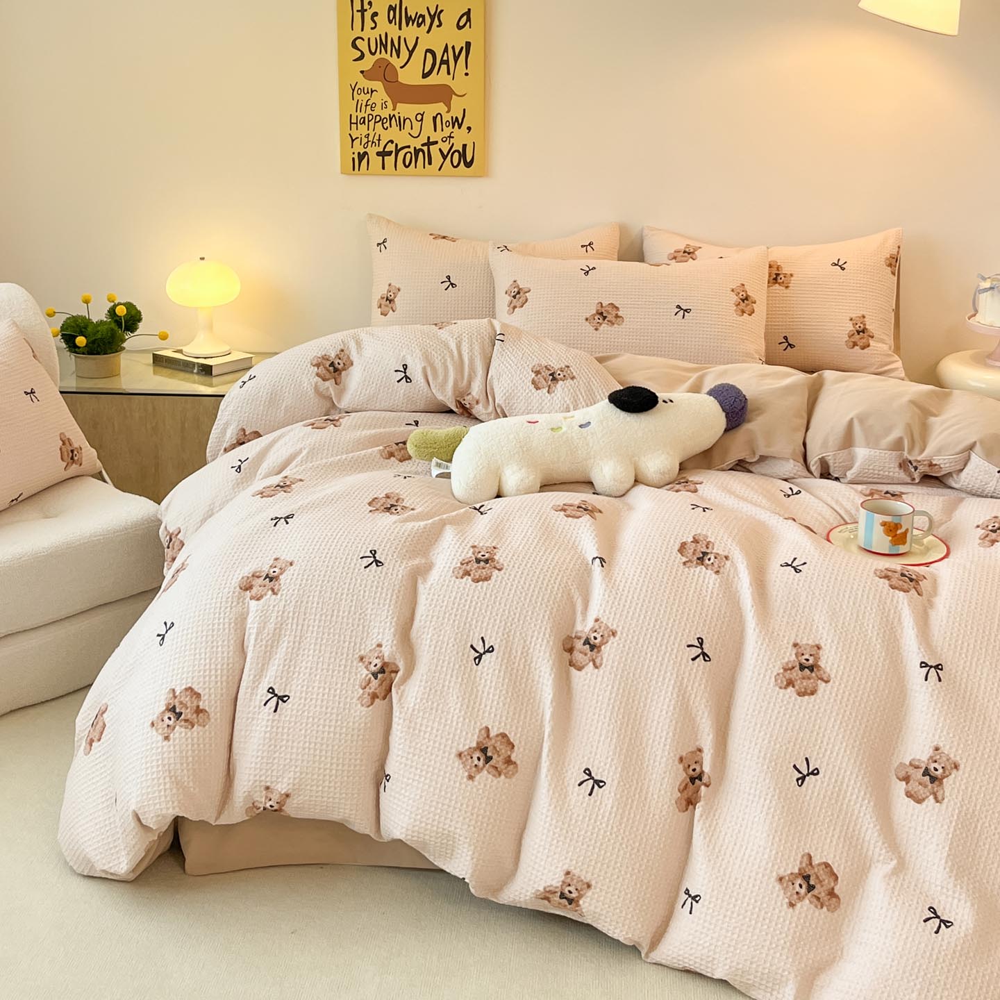 2025新款全棉提花四件套-暮云栖