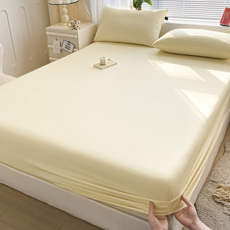 2025新款全棉纯色单床笠-米兰