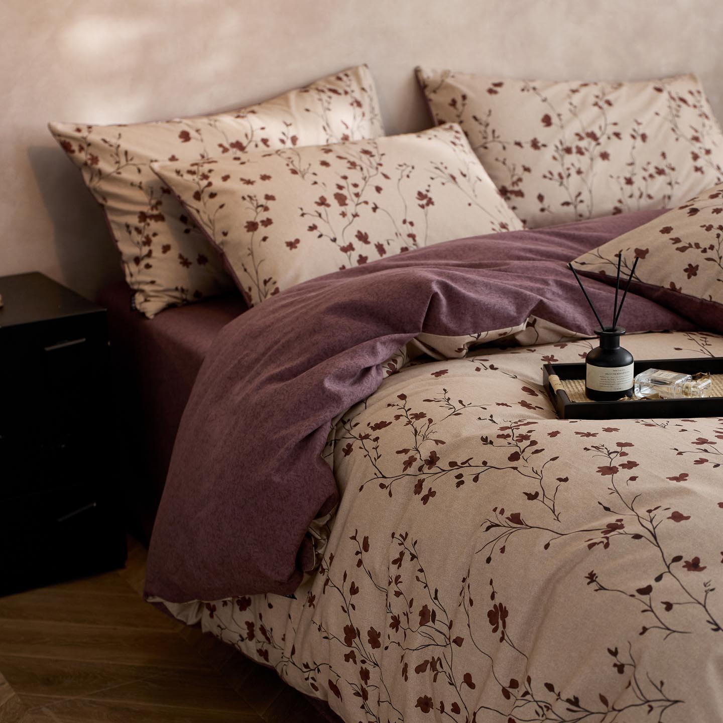 2025新款全棉磨毛印花四件套-御岚