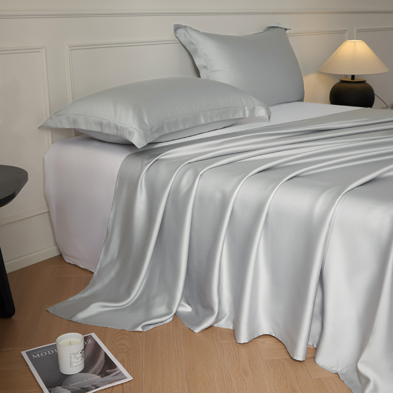 2025新款纯色兰精天丝棉单床单-场景1