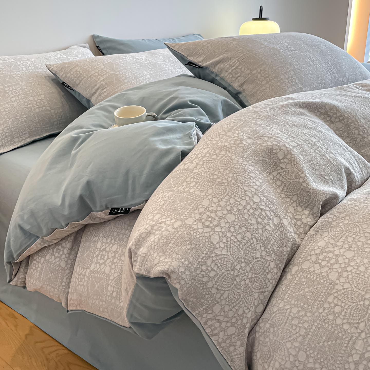 2025新款全棉磨毛色织提花四件套