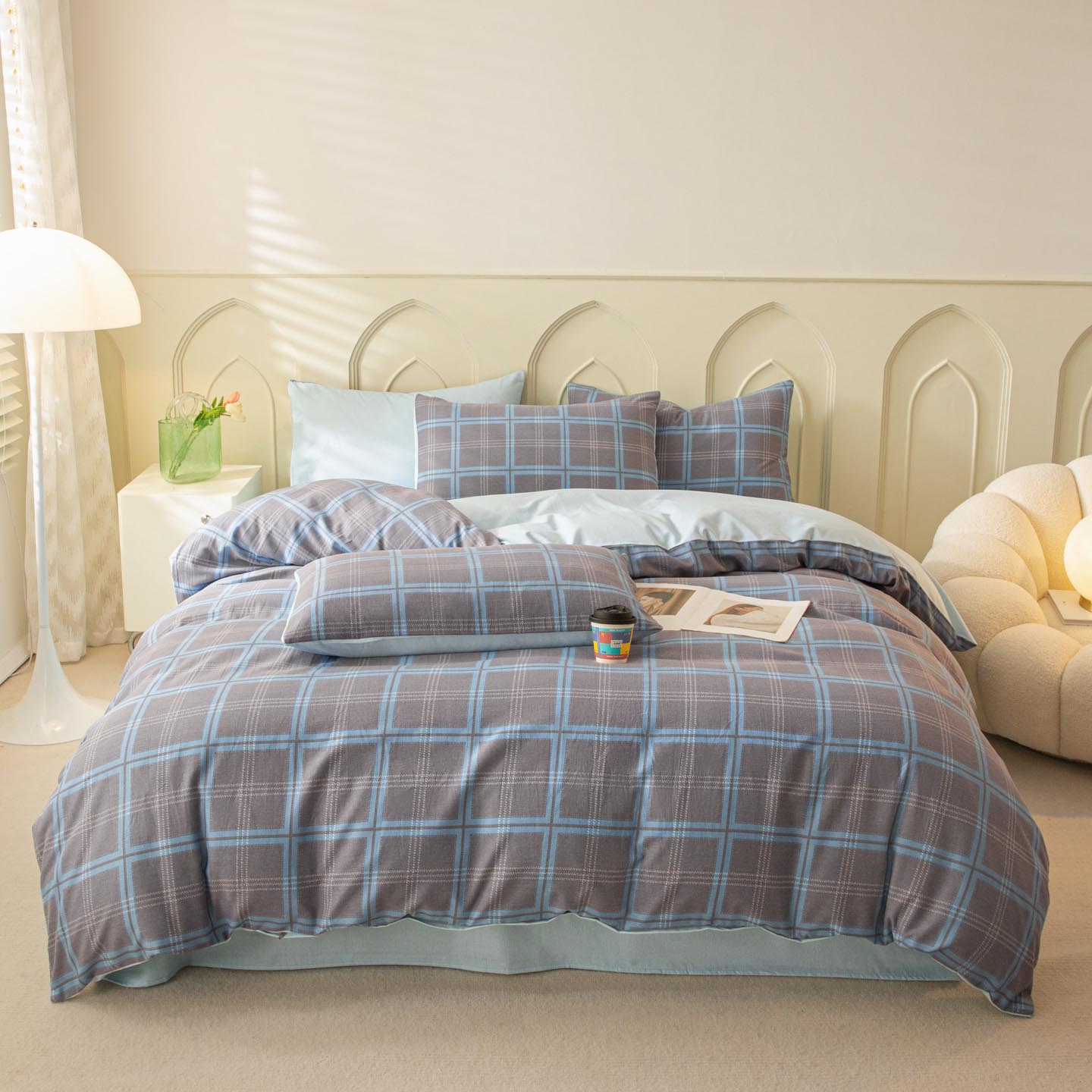 2025新款原棉加厚磨毛印花四件套