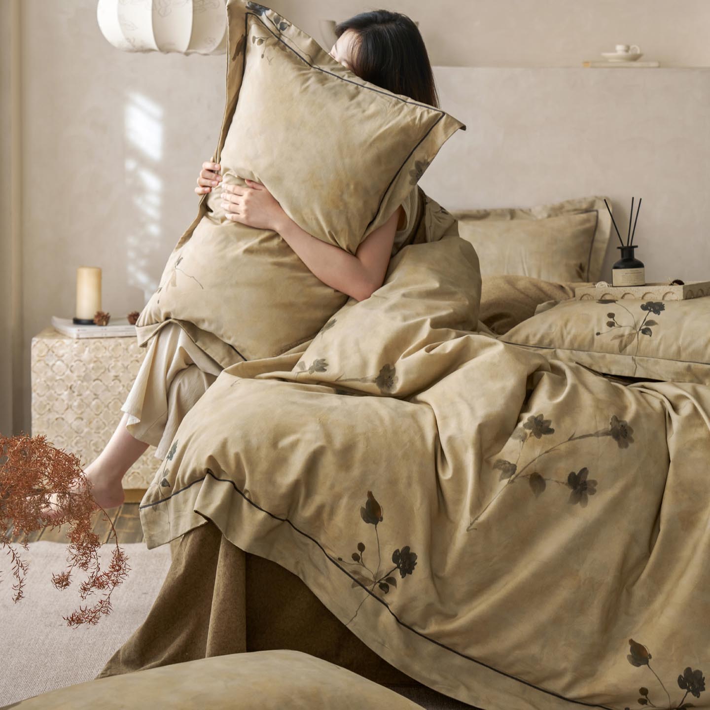 2025新款全棉磨毛印花四件套-奥罗