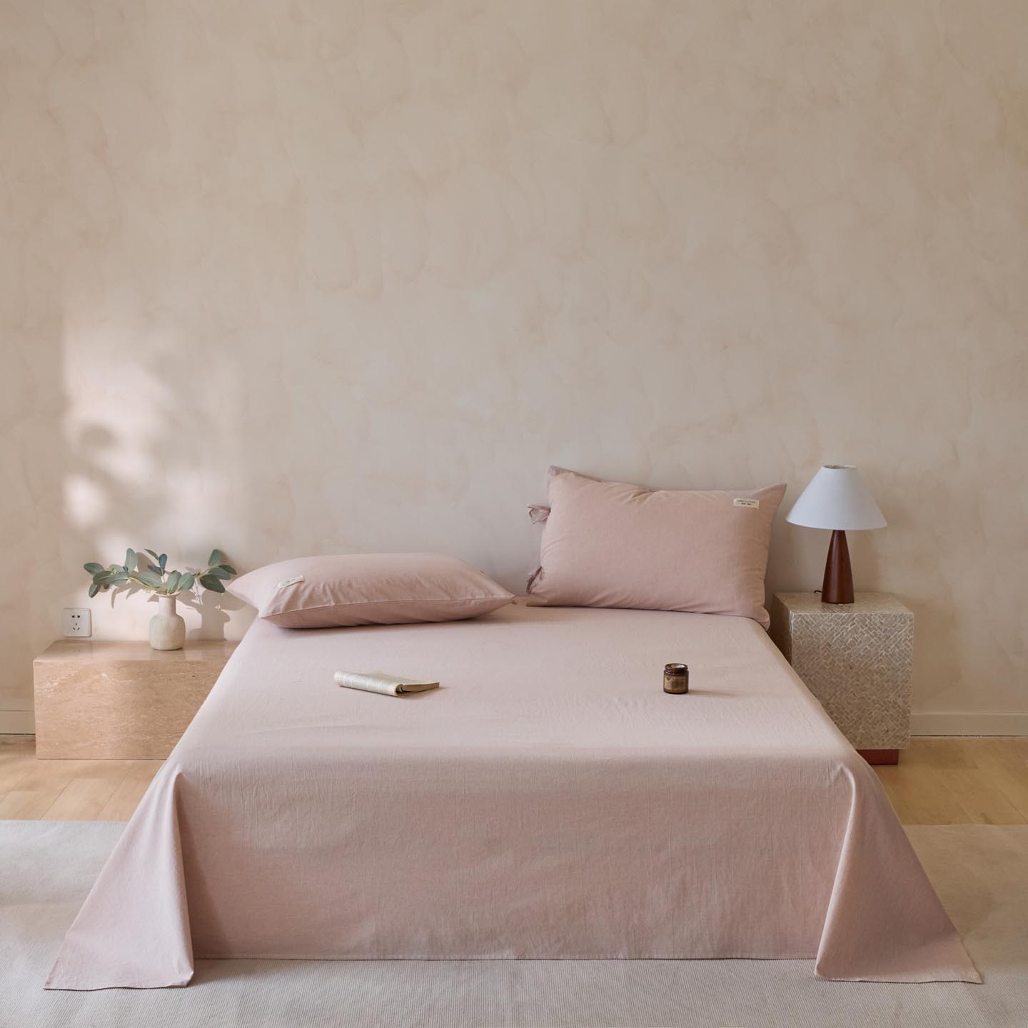 2025新款简约色织棉麻单床单-原点（含单品）