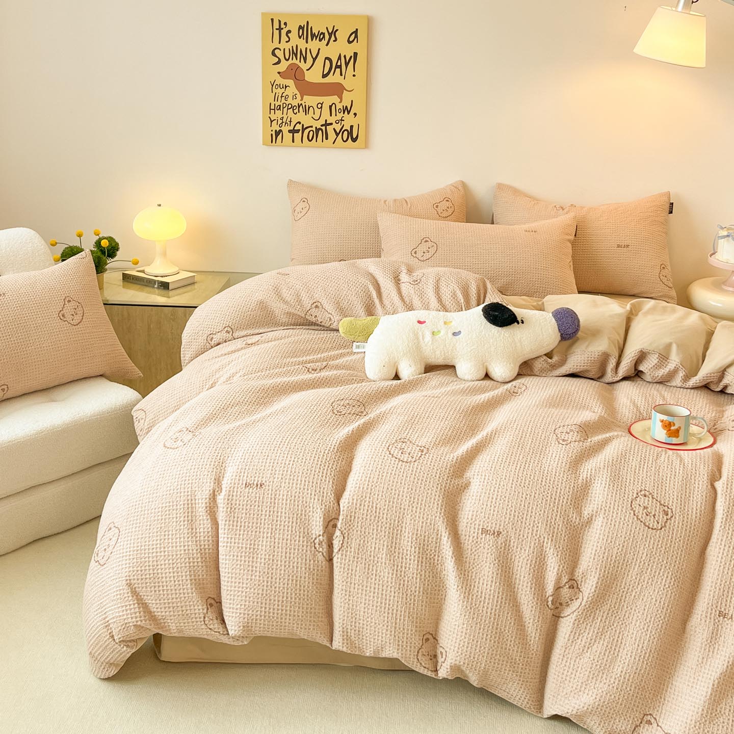 2025新款全棉提花四件套-暮云栖