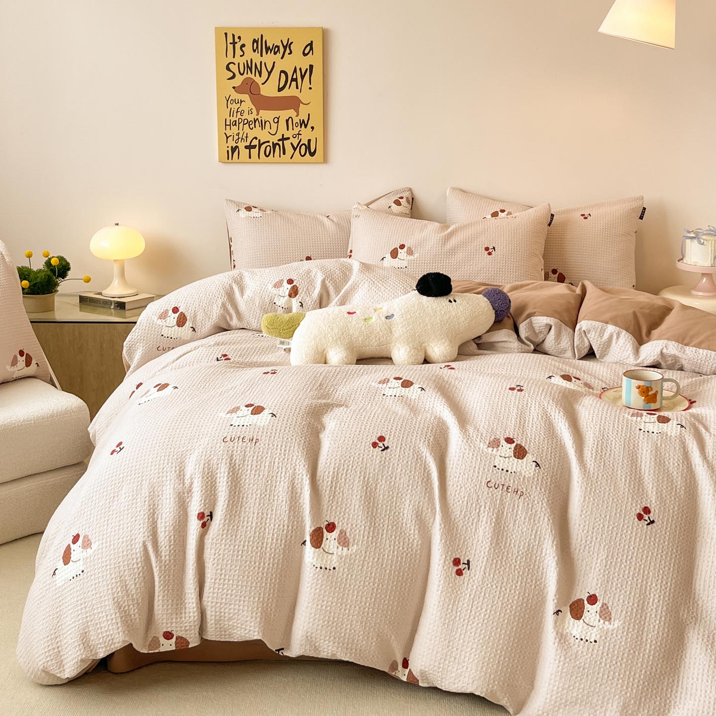 2025新款全棉提花四件套-暮云栖