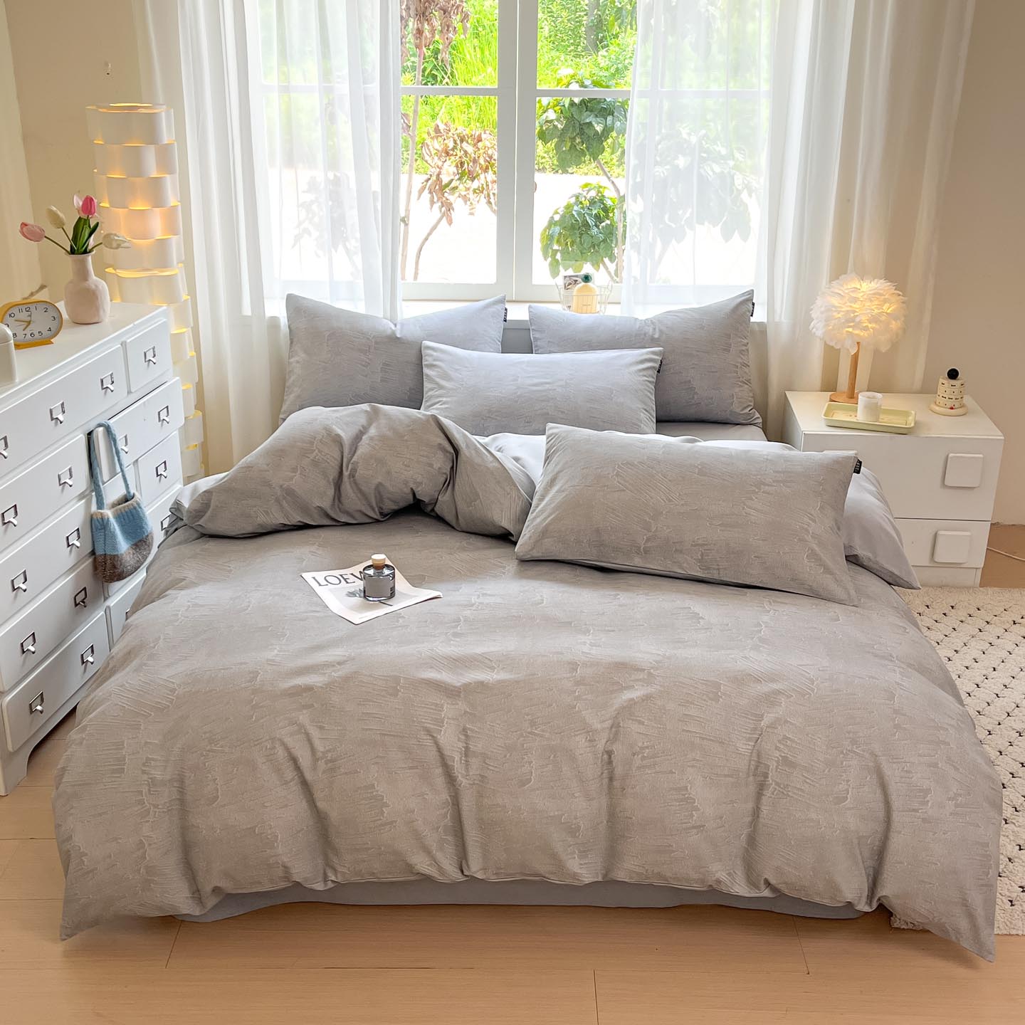 2025新款原棉加厚磨毛印花四件套