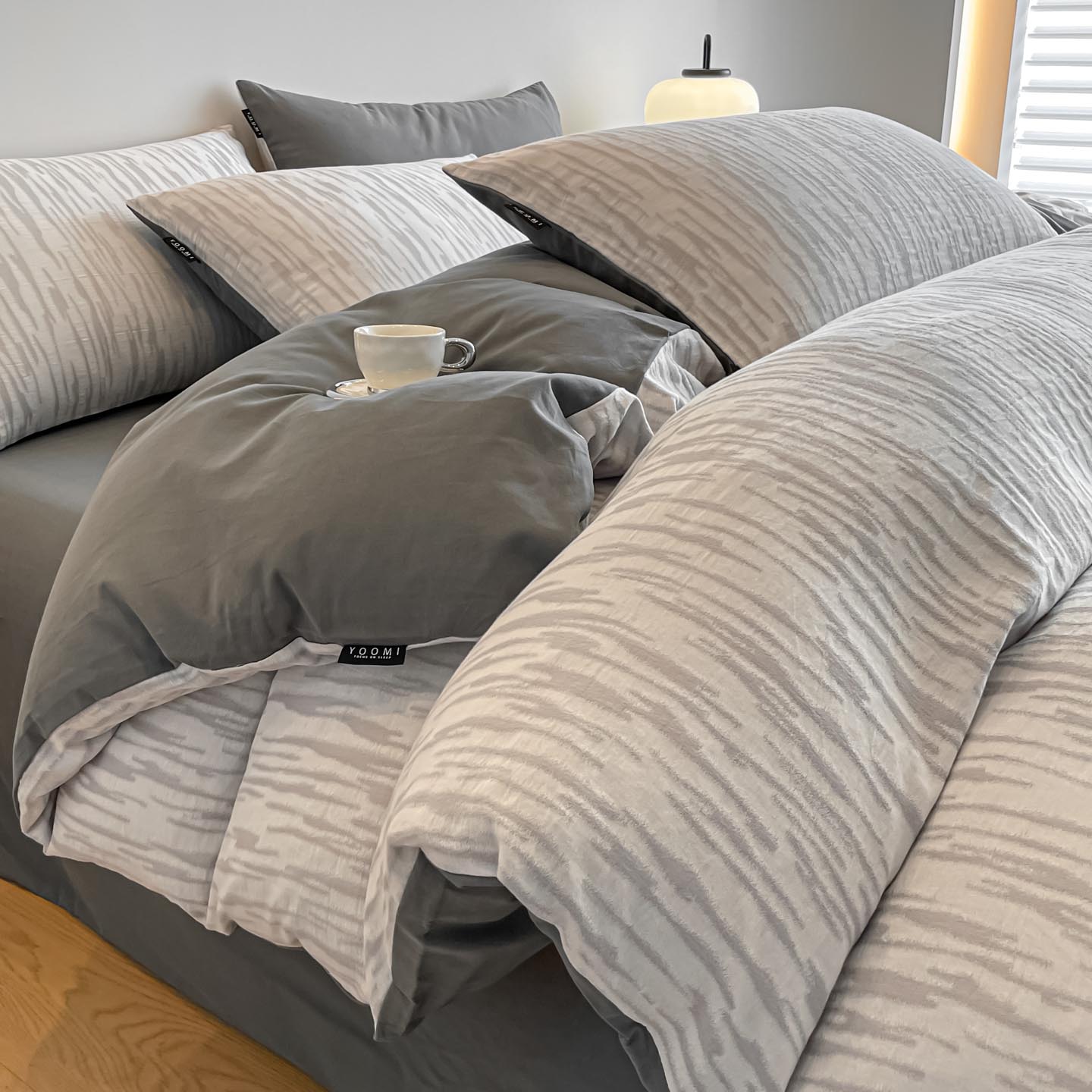 2025新款全棉磨毛色织提花四件套