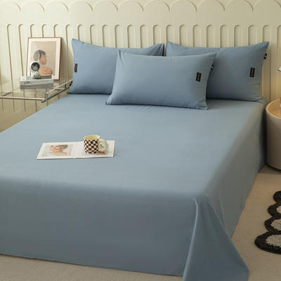 2023新款纯色织标加厚棉生态磨毛--单床单 230*250cm单床单 单床单-丈兰