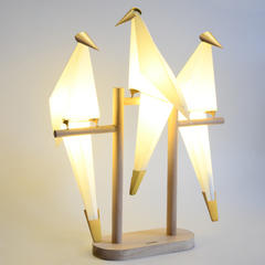 家居杂货 创意个性 纸鹤灯 现代简约卧室床头 小鸟灯 一只鸟 白色