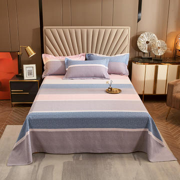 2023新款-全棉生态磨毛单品床单-直角款床单