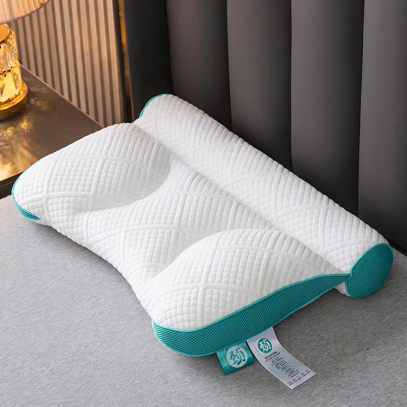 2023新款日本二代反牵引护颈枕可机洗水洗枕芯