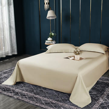 2023新款正宗100支长绒棉床单纯棉单件纯色系列（单床单）可定做任意尺寸大床单床笠