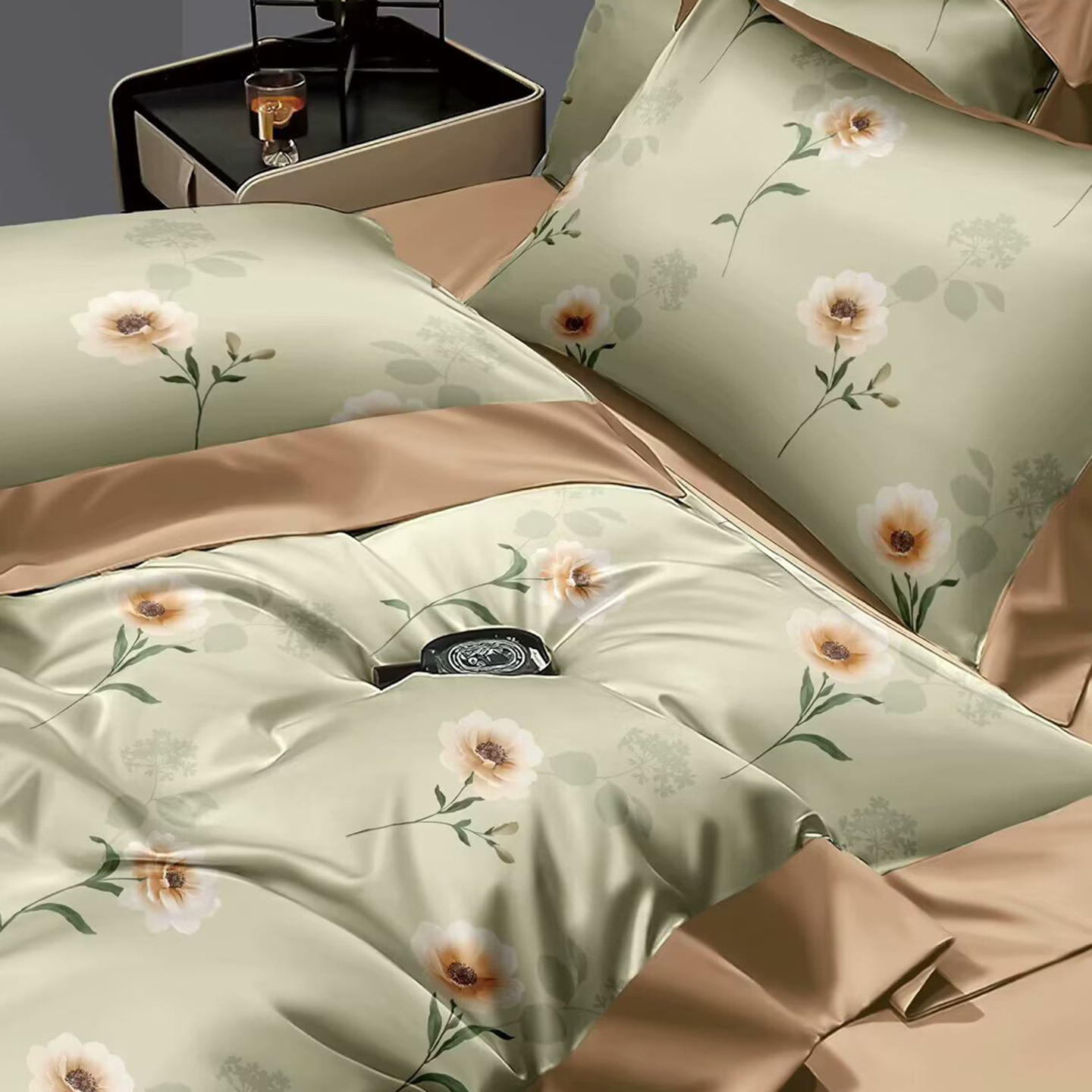 91家纺网 家纺一手货源 找家纺 （总）未来家居 2025新款UD活性印染铂金贡缎长绒棉四件套