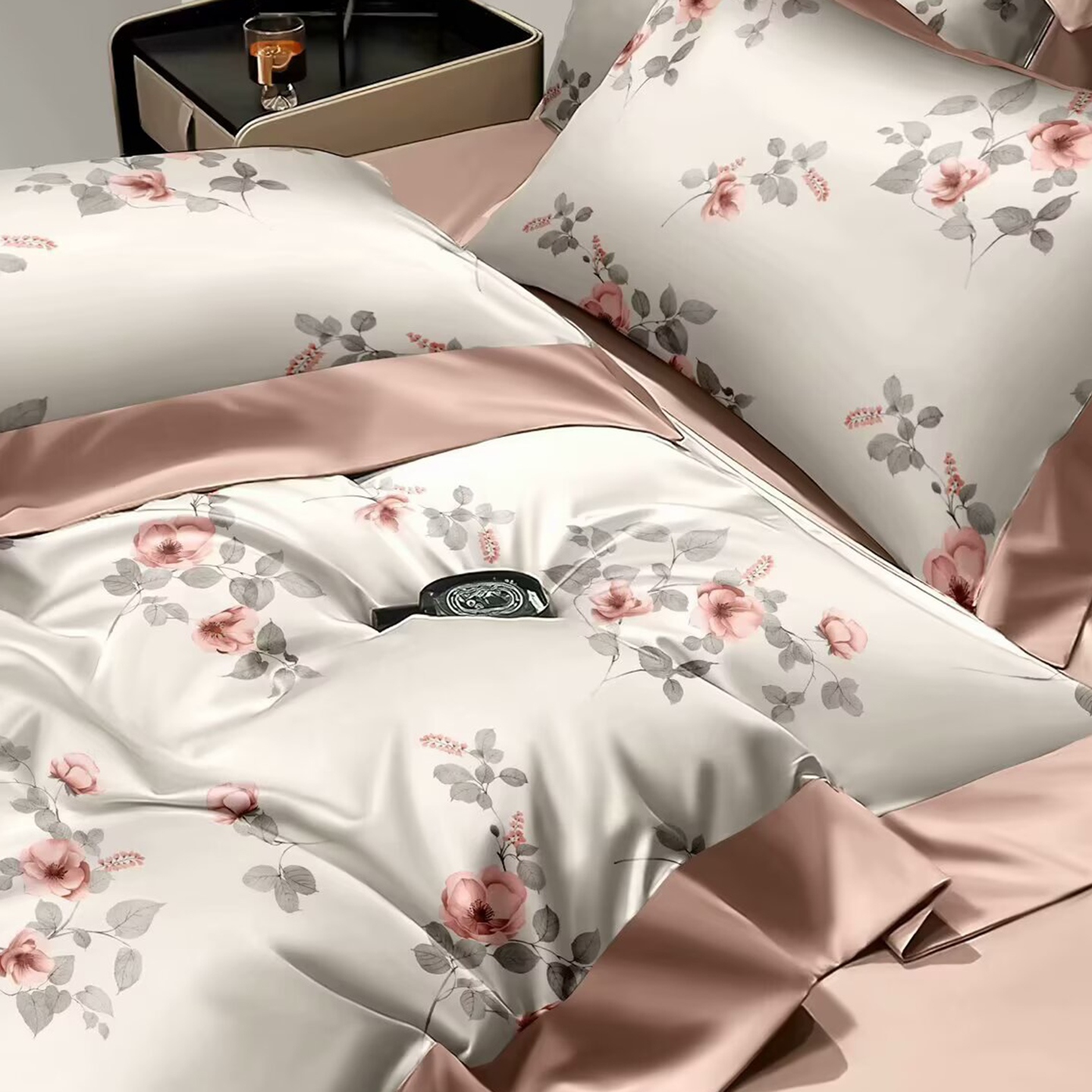 91家纺网 家纺一手货源 找家纺 （总）未来家居 2025新款UD活性印染铂金贡缎长绒棉四件套