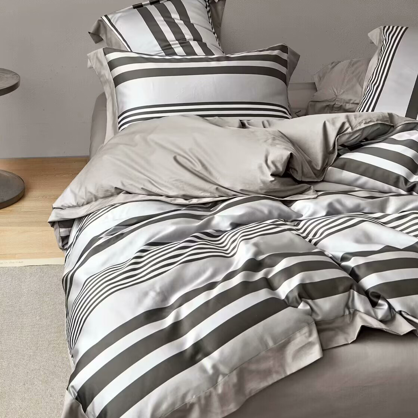 91家纺网 家纺一手货源 找家纺 （总）未来家居 2025新款UD活性印染铂金贡缎长绒棉四件套