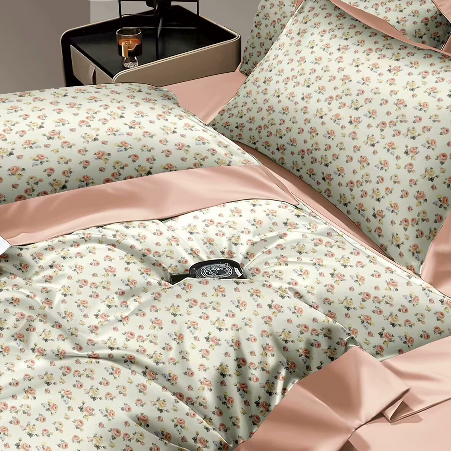 91家纺网 家纺一手货源 找家纺 （总）未来家居 2025新款UD活性印染铂金贡缎长绒棉四件套