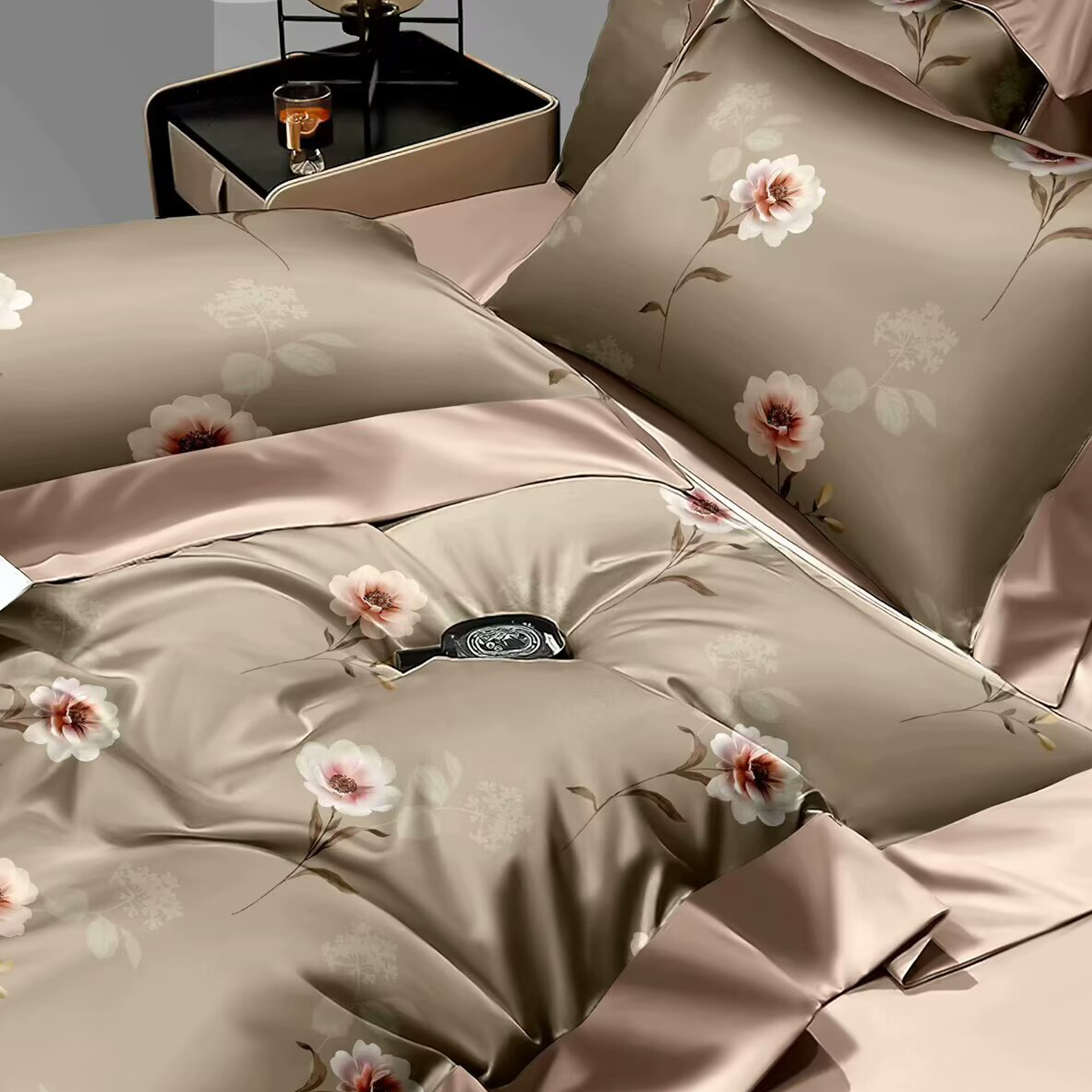 91家纺网 家纺一手货源 找家纺 （总）未来家居 2025新款UD活性印染铂金贡缎长绒棉四件套