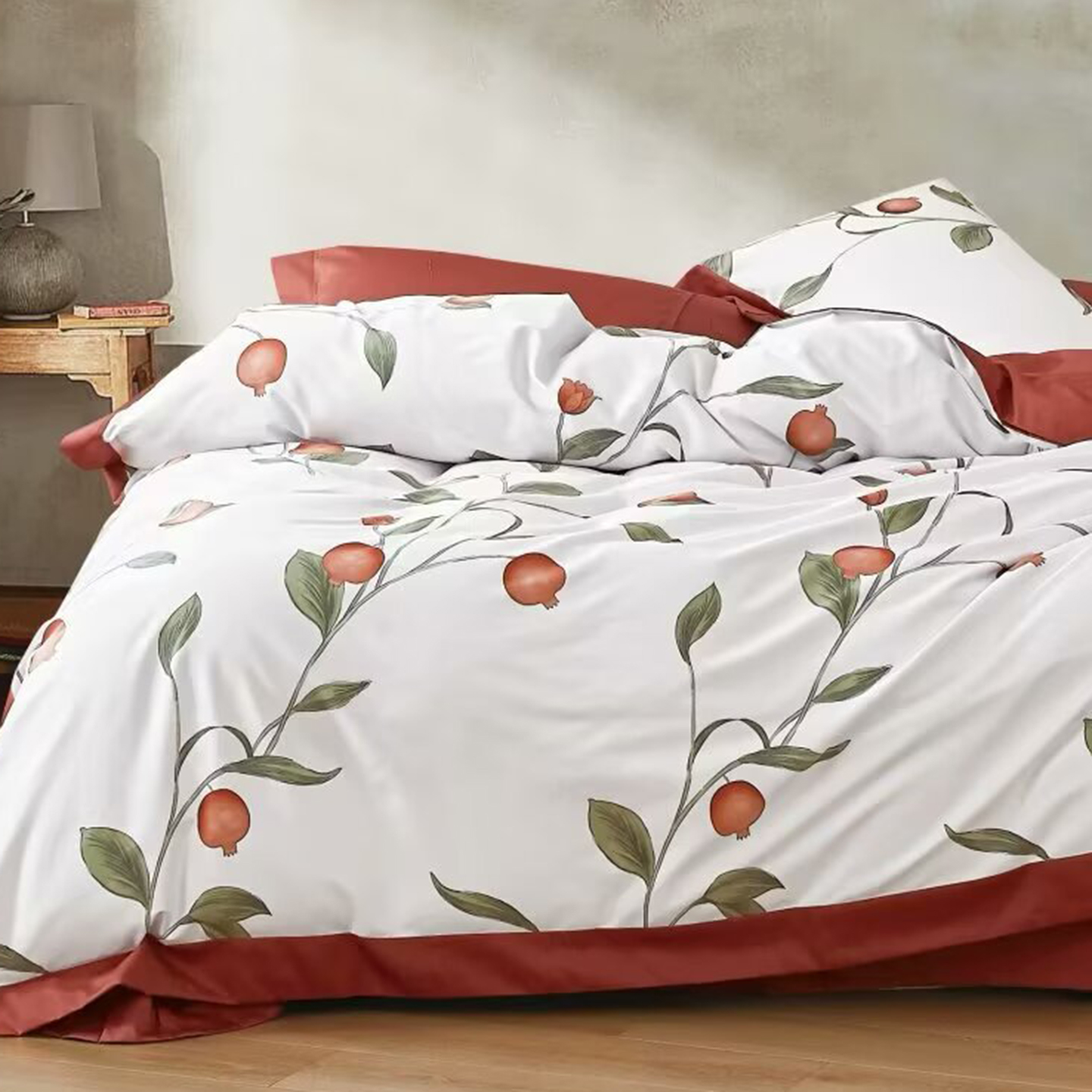 91家纺网 家纺一手货源 找家纺 （总）未来家居 2025新款优帝100支贡缎长绒棉四件套-1