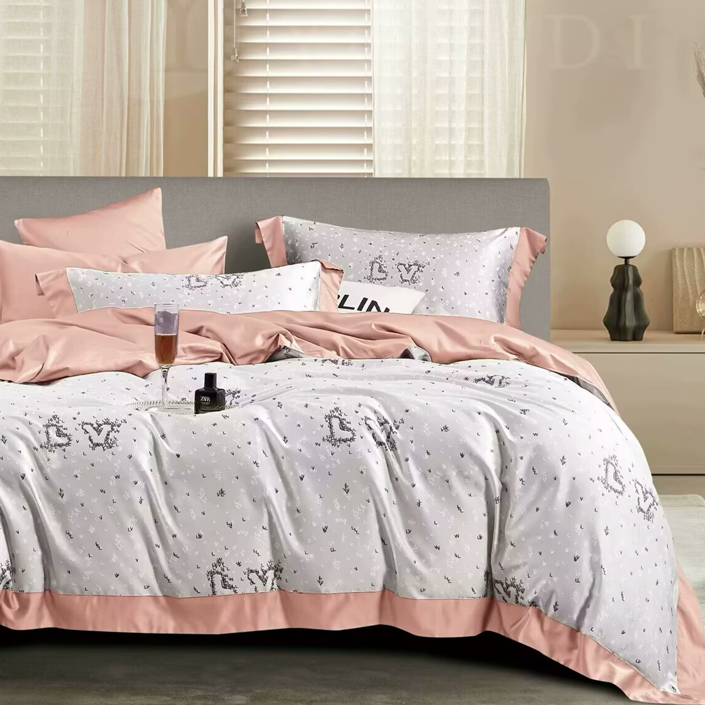 91家纺网 家纺一手货源 找家纺 （总）未来家居 2025新款优帝100支贡缎长绒棉四件套-1