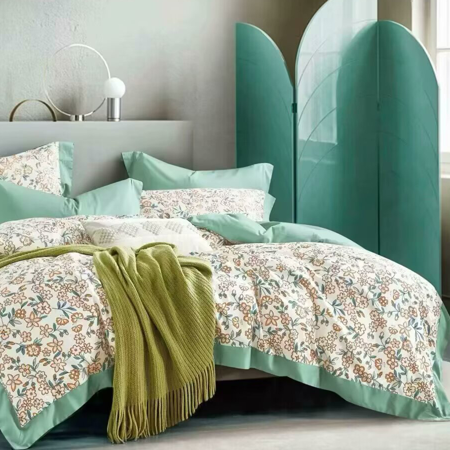 91家纺网 家纺一手货源 找家纺 （总）未来家居 2025新款优帝100支贡缎长绒棉四件套-1