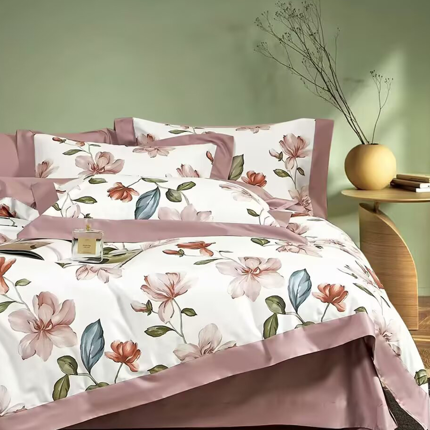 91家纺网 家纺一手货源 找家纺 （总）未来家居 2025新款UD活性印染铂金贡缎长绒棉四件套