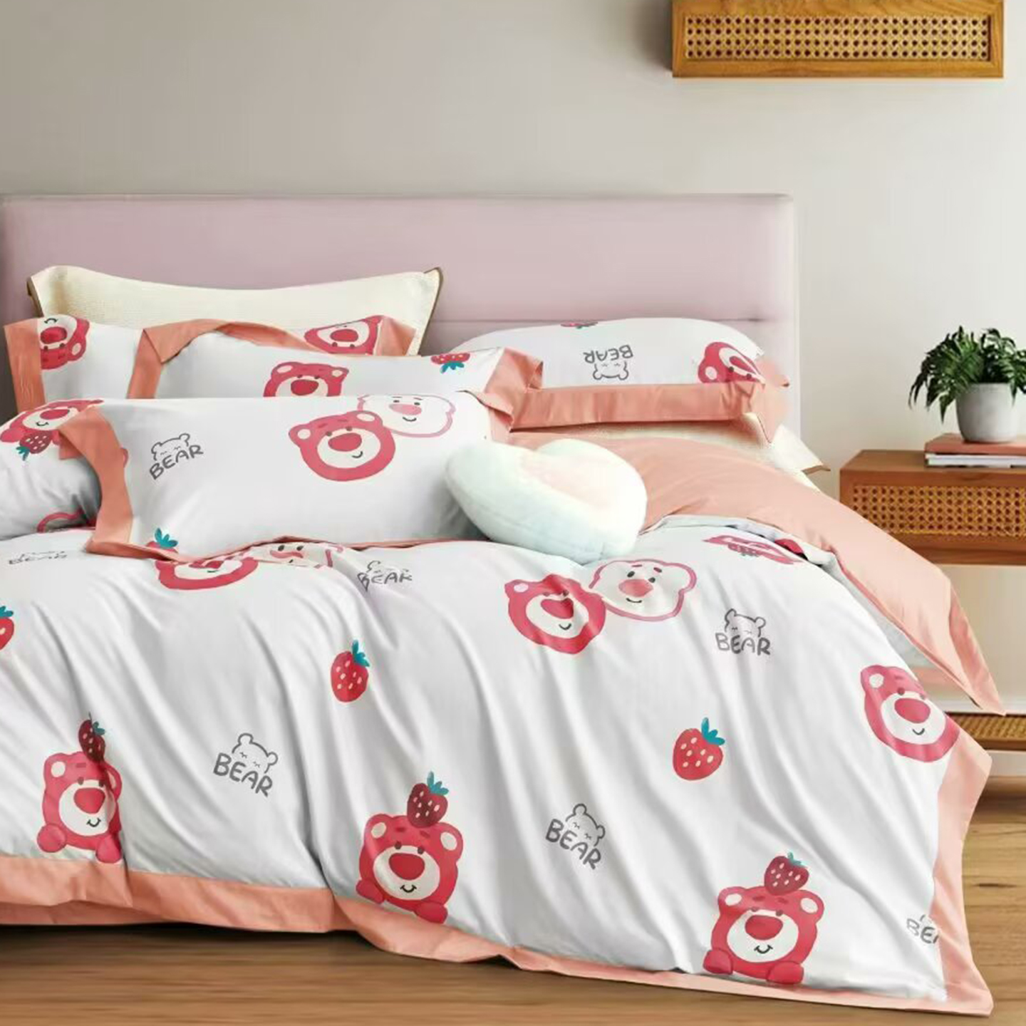 91家纺网 家纺一手货源 找家纺 （总）未来家居 2025新款UD活性印染铂金贡缎长绒棉四件套