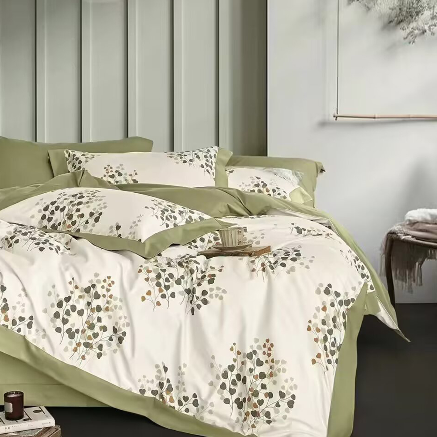 91家纺网 家纺一手货源 找家纺 （总）未来家居 2025新款UD活性印染铂金贡缎长绒棉四件套