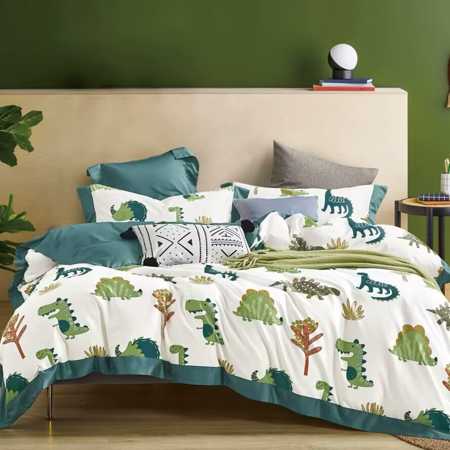 91家纺网 家纺一手货源 找家纺 （总）未来家居 2025新款优帝100支贡缎长绒棉四件套-1