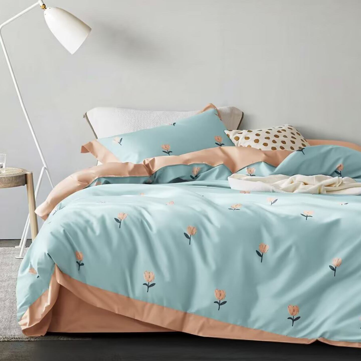 91家纺网 家纺一手货源 找家纺 （总）未来家居 2025新款UD活性印染铂金贡缎长绒棉四件套