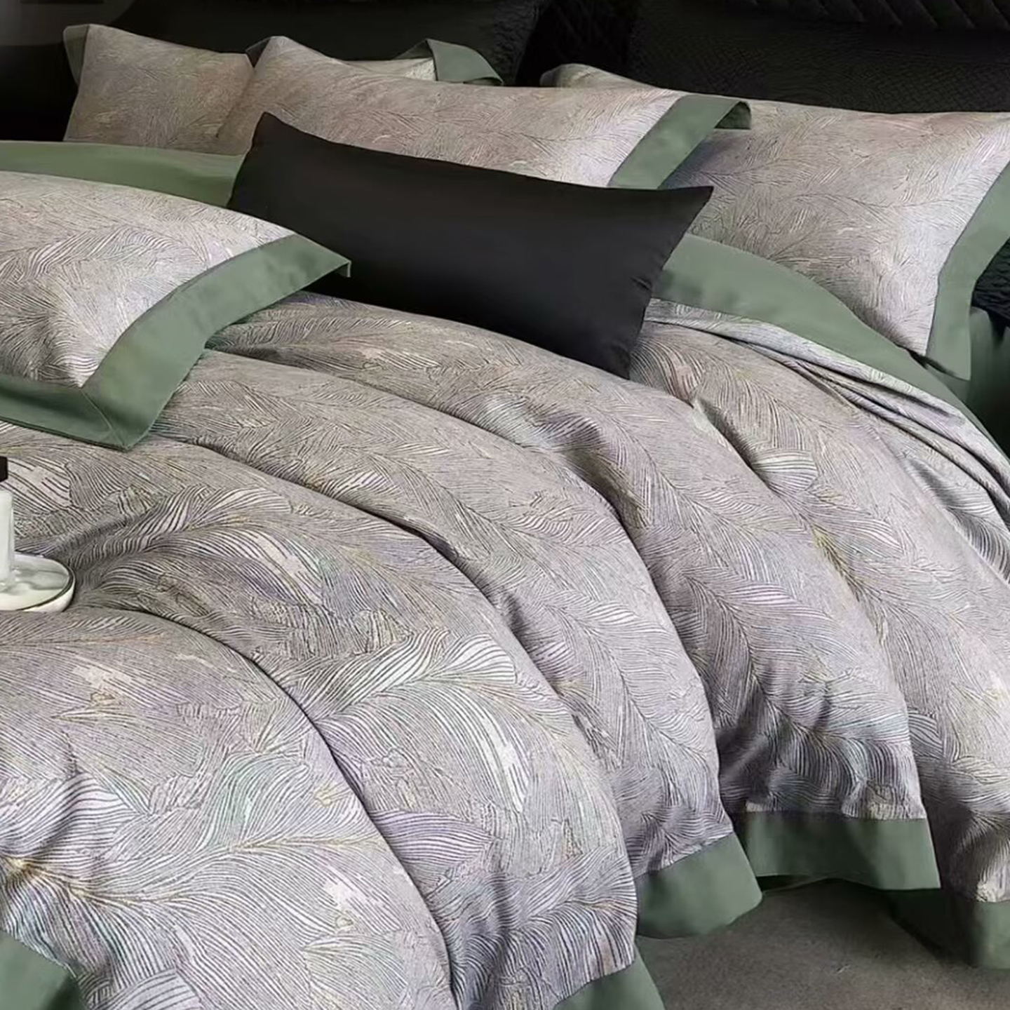 91家纺网 家纺一手货源 找家纺 （总）未来家居 2025新款优帝100支贡缎长绒棉四件套-1