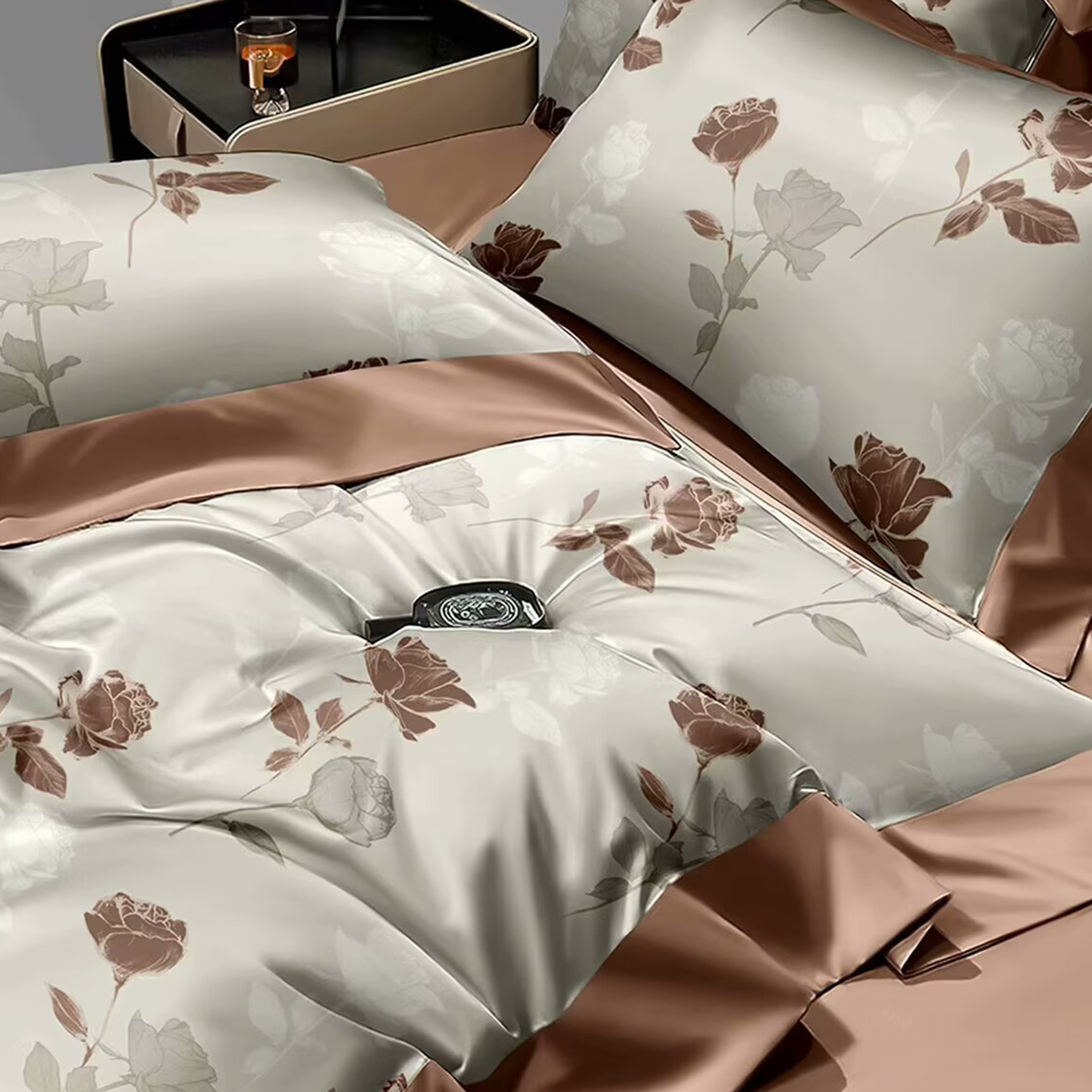 91家纺网 家纺一手货源 找家纺 （总）未来家居 2025新款UD活性印染铂金贡缎长绒棉四件套