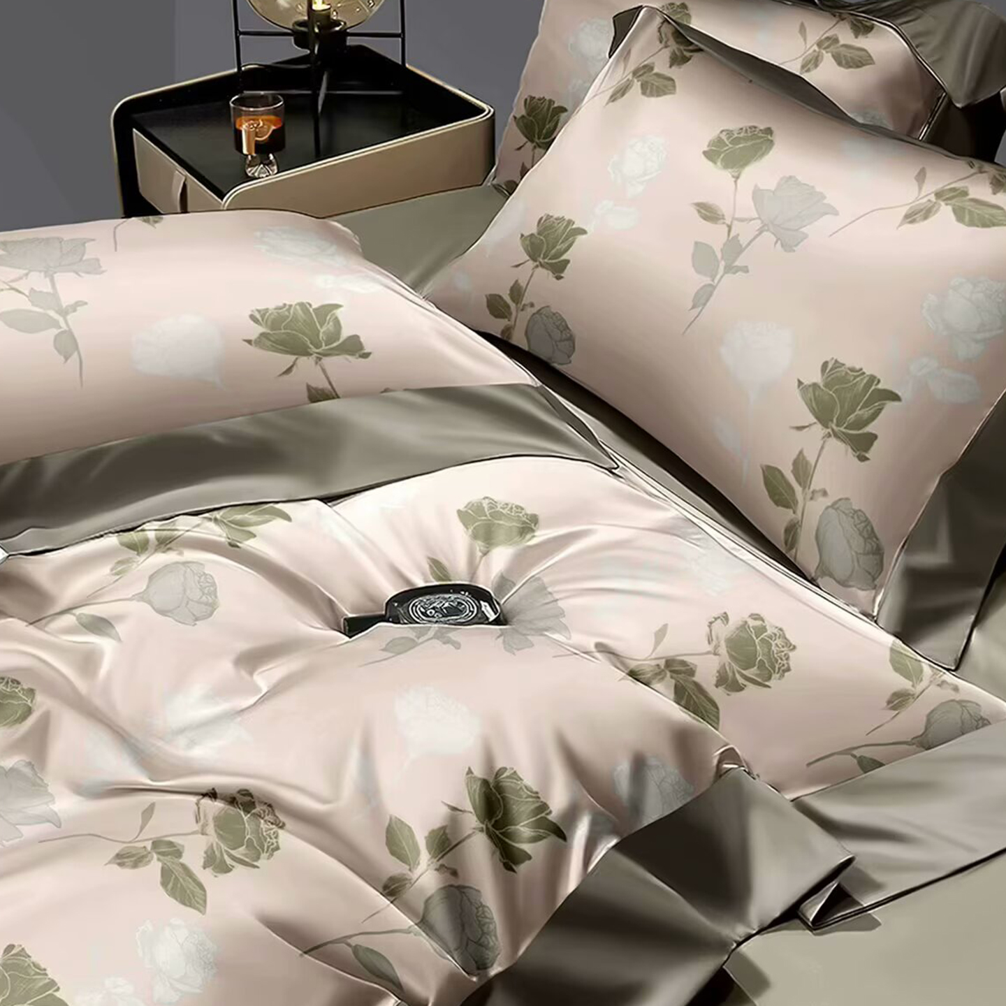 91家纺网 家纺一手货源 找家纺 （总）未来家居 2025新款UD活性印染铂金贡缎长绒棉四件套