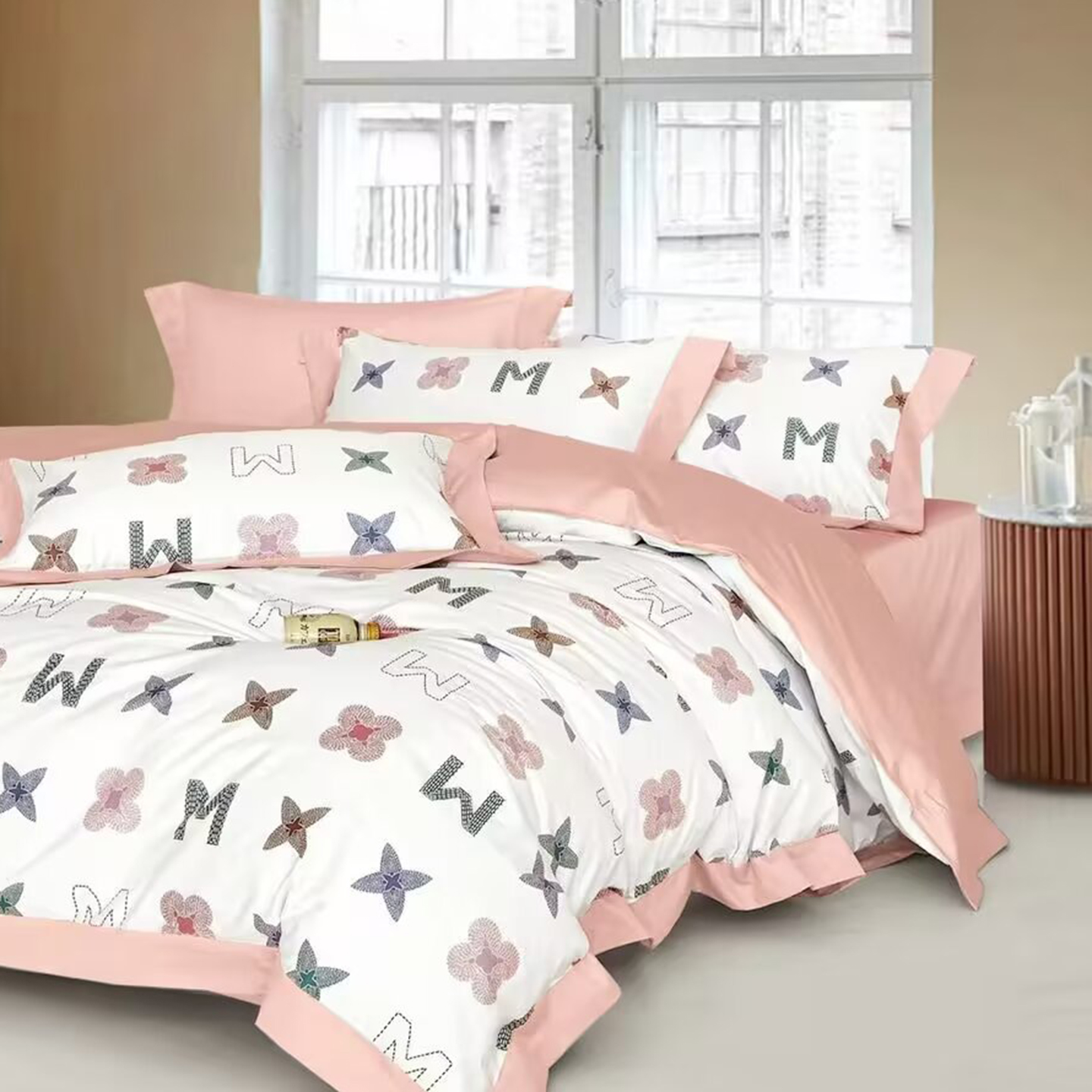 91家纺网 家纺一手货源 找家纺 （总）未来家居 2025新款UD活性印染铂金贡缎长绒棉四件套