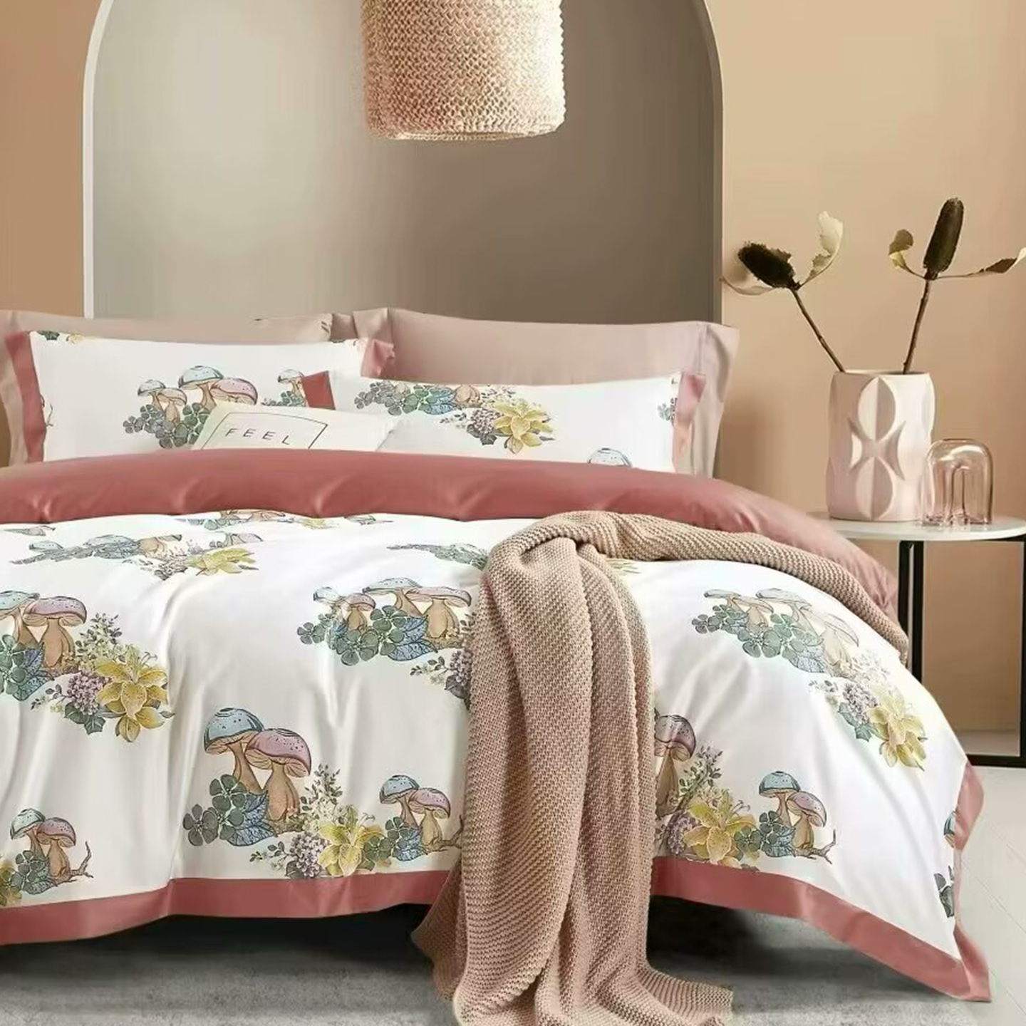 91家纺网 家纺一手货源 找家纺 （总）未来家居 2025新款优帝100支贡缎长绒棉四件套-1