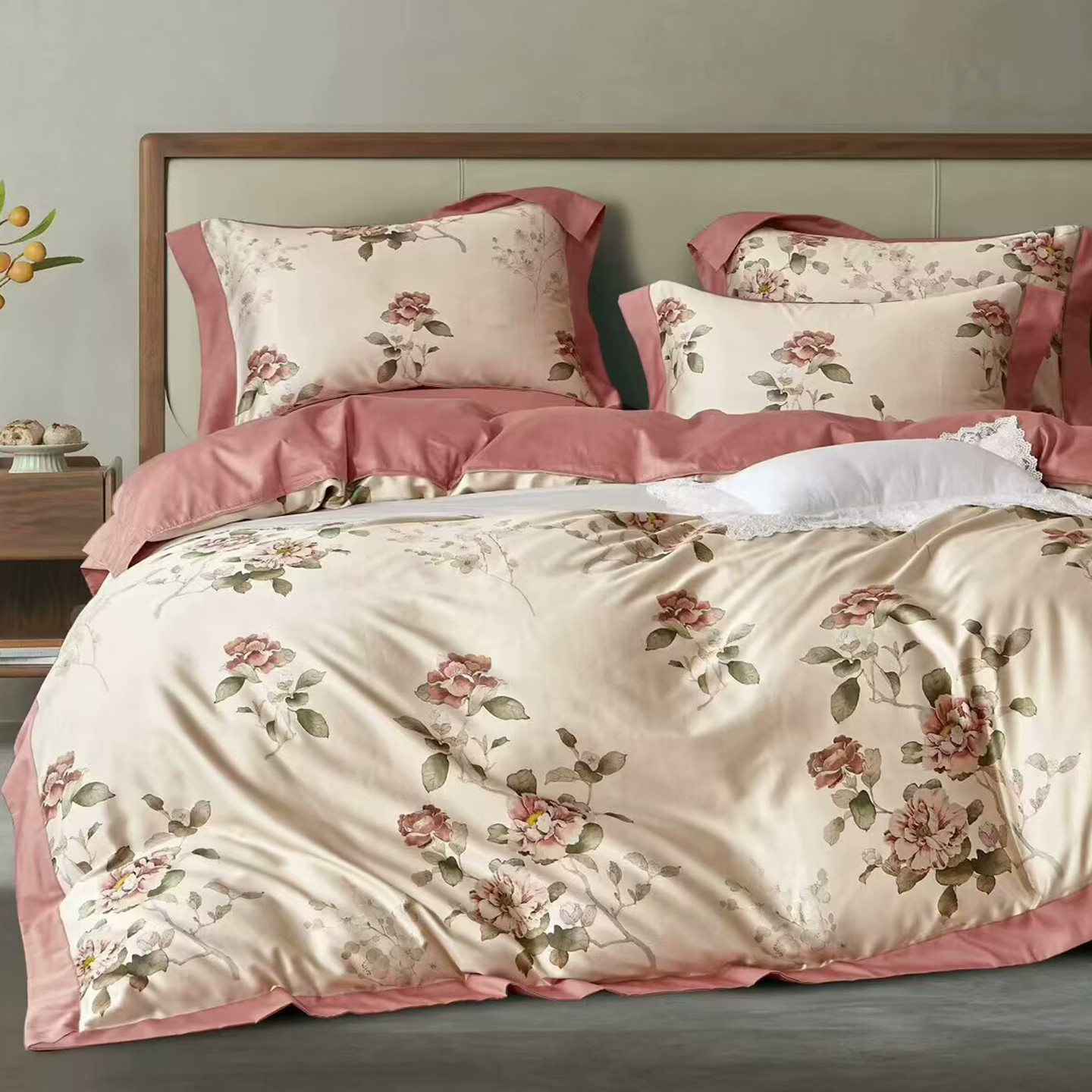 91家纺网 家纺一手货源 找家纺 （总）未来家居 2025新款UD活性印染铂金贡缎长绒棉四件套