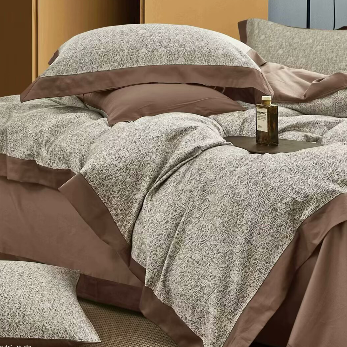 91家纺网 家纺一手货源 找家纺 （总）未来家居 2025新款优帝100支贡缎长绒棉四件套-1