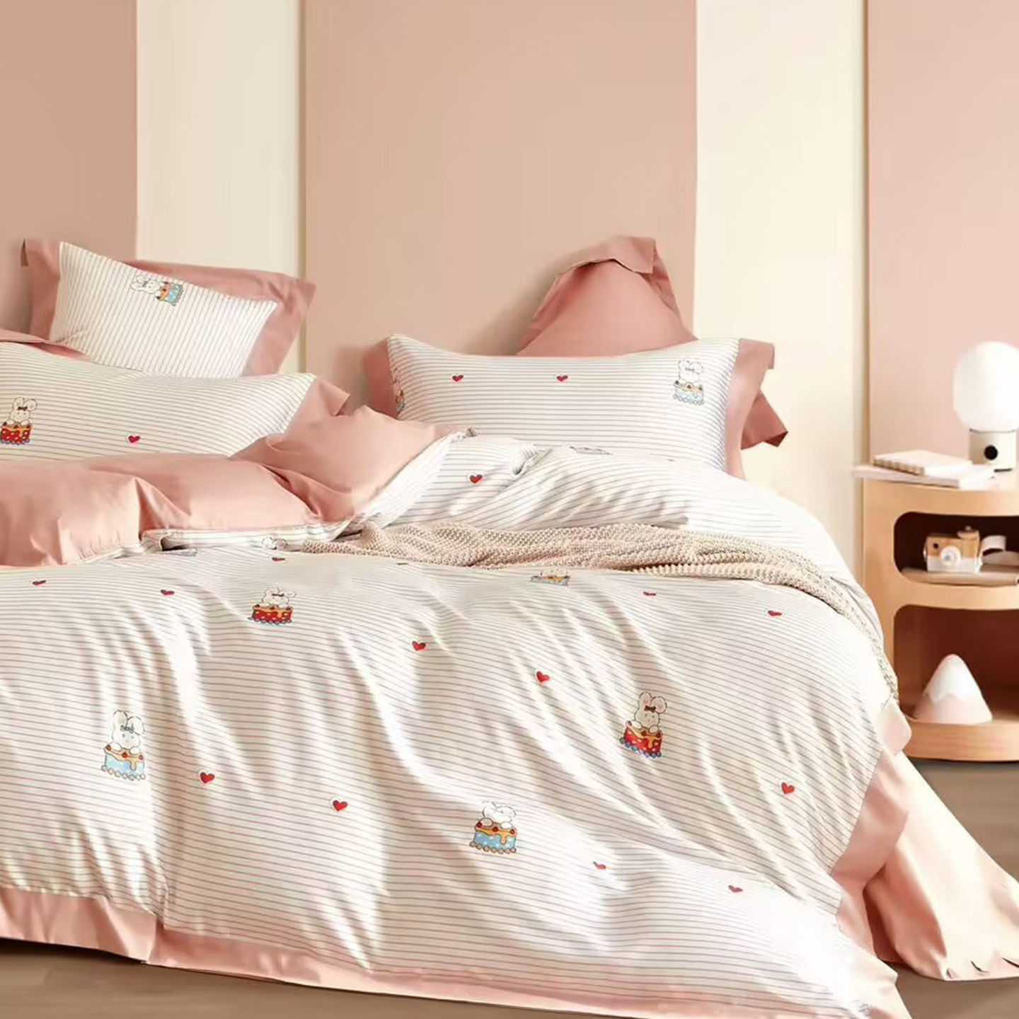 91家纺网 家纺一手货源 找家纺 （总）未来家居 2025新款UD活性印染铂金贡缎长绒棉四件套