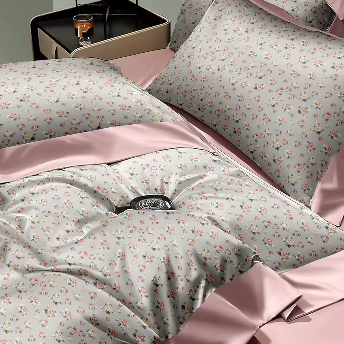 91家纺网 家纺一手货源 找家纺 （总）未来家居 2025新款UD活性印染铂金贡缎长绒棉四件套