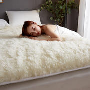 100%澳洲羊毛软床垫 0.9*2 白色